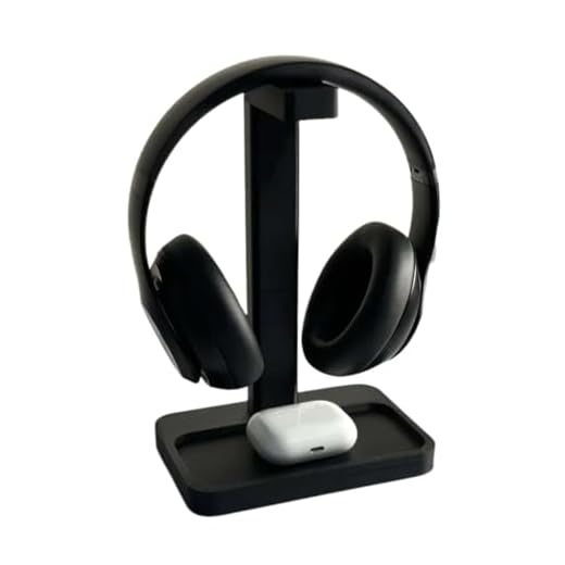 Suporte de Mesa para Headfone e Fone De Ouvido Gamer. (Preto)