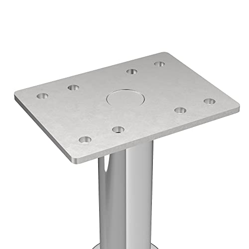 Richelieu 64217100140 3 15/16 In (100 Mm) Round Furniture Leg With Levelling Glide, Chrome thumb #7
