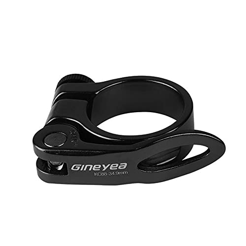 Drahtesel Bicycle Saddle Clamp Quick Release Seat Post Clamp Saddle Clamp Quick Release 31.8 mm 34.9 mm for MTB and Road Bike
