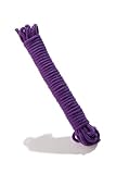 Shibari Seil Leine aus Baumwolle für erotische Kunst des Fesselns sexy Accessoire (violett, 20m)