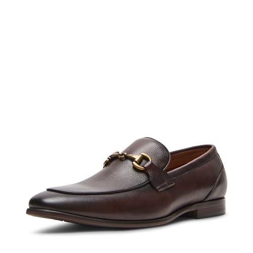 Steve Madden Men's Jayshan Leather Bit Loafer,Brown,80 by Steve Madden - Used condition - US$49.11