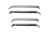 Auto Ventshade [AVS] Rain Guards for 1977 - 1990 Caprice/Classic 77 - 81 Bonneville/Catalina 77 - 85 Delta 88/Impala/Lesabre, 83 - 86 Parisienne, 4 pcs. | Window Vent Visors - Stainless | 14106
