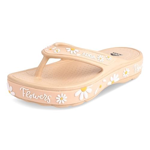 Image of ADDA Slippers for Women || Durable & Comfortable || Anti-skid Sole || Lightweight || Fashionable || Super Soft || Outdoor Slipper