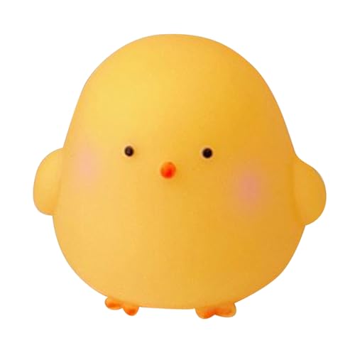 Lámpara de noche infantil silicona diseño pollito amarillo miniatura 6