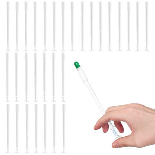 Boric Acid Suppositories Applicators for Women - 30pcs Individually Packaged PP Pessary Applicators 13.5cm Disposable Vaginal Suppository Insertion Tool Compatible with Approximately 1cm Capsules