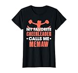 Photo Gallery la mia cheerleader preferita mi chiama memaw cheerleading nonna maglietta Photo Gallery la mia cheerleader preferita mi chiama memaw cheerleading nonna maglietta
