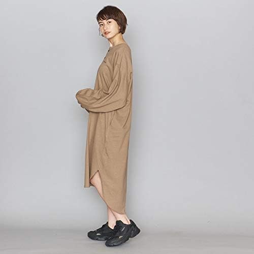 Amazon Co Jp ビューティ ユース ユナイテッドアローズ レディス Beauty Youth Americana アメリカーナ ヘンリーネックワンピースps Beige Free 服 ファッション小物
