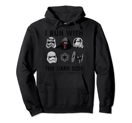 Star Wars Run With The Dark Side Pullover Hoodie une idée cadeau originale pour fan de la saga