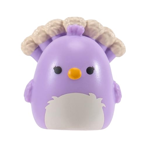 Squish-a-longs SQAL0083 - 8er Pack, Serie 1, Style 4, enthält 8X 2,5 cm Mini-Squish mit 2X Accessoires, 1x Ring und 1x Collectors Guide - Sammeln, Tauschen und Spielen