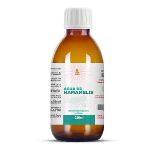 250 ml - Agua de Hamamelis - BIO. Hidrolato de Hamamelis, trata las varices y actúa como cicatrizante, antiinflamatorio e hidratante para la piel