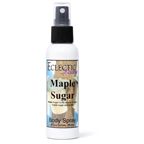 Eclectic Lady Maple Sugar Body Spray, 4 ounces, Body Mist