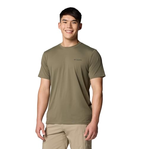 Columbia Mens Tech Trail Utility Short Sleeve Crew, Stone Green, Small by Columbia - Used condition - Image 4