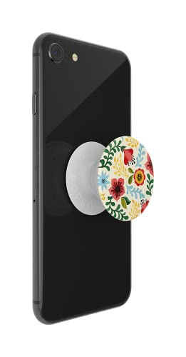 Image of PopSockets Adhesive Phone Grip, Holder, Phone Stand, Flower - Wallflower Paper