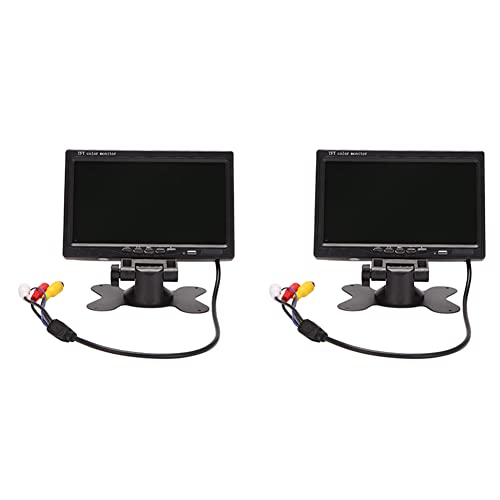 Moniteur TFT LCD 7 Pouces 12V-24V Écran de Recul pour Voiture et Camion