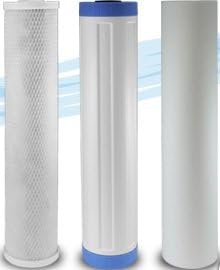 Full Flow Water Filters - Sediment/GAC/Carbon (Pack of 3) | 4.5" x 20"