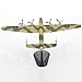 1/144 Lancaster MK1 Bomber Model Plane Alloy Fighter Military Model Diecast Plane Model for Collection