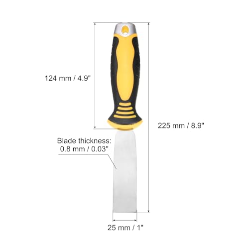 Couteau à mastic en acier carbone pour lisser le ruban de plâtre - 3