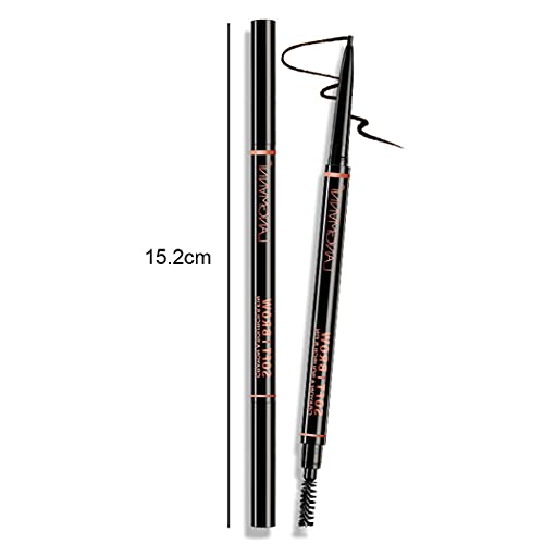 Eyret Eyebrows Pencil Ultra Slim Waterproof Brow Pens Pigment Eyebrows Smudge-Proof Brow Pen Daily Natural Eye Makeup For Women And Girls(Black 1#) #TOP2
