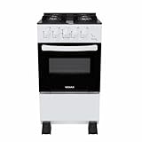 Fogão Venax Picasso Line 4 Bocas Mesa De Vidro Branco Bivolt