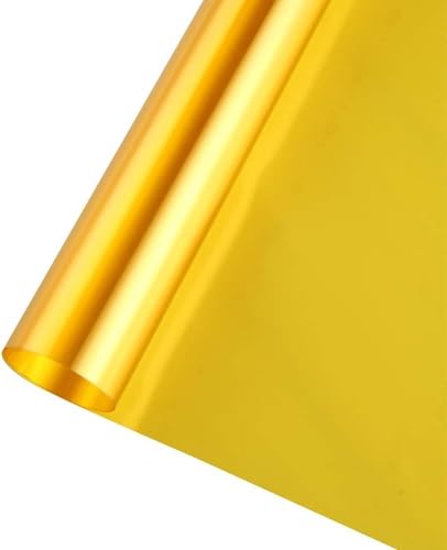 Transparent Decorative Window Film,Colorful Window Film Colored Red Window Tint Heat Blocking for Party Wedding Festival Decoration(Customized Size)