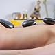 Zen Light Set von 5 Steinen für die heiße Steinmassage - Basalt Lava -Stein (natürlicher Vulkangestein) - 5 Steine ​​von 6 cm x 5 cm - sehr entspannende Massagepraxis - Sun & Sia