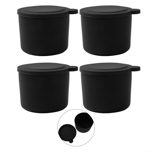 Set de 4 bandejas de hielo de silicona reutilizables miniatura 2