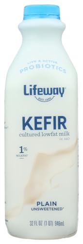 Lifeway Probiotic Low Fat Plain Kefir, 32 Ounce