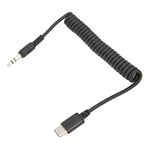 Adaptador de audio Jack 3.5mm macho a USB-C macho miniatura 6