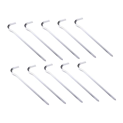 KOMBIUDA 12piezas Estacas De Seguridad para Carpas Accesorios De Camping Duraderas y Fáciles De Almacenar