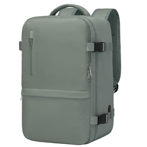 Xkdoai Mochila Viaje Cabina Avion 40x30x20 Mochila Viaje para Ryanair Equipaje de Mano con Bolsa Antirrobo Bolsillo de Botellas para Viaje Corto