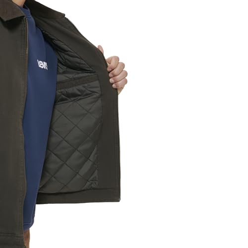 Image of Levi's Men's Workwear Cotton Canvas Corduroy Collar Depot Jacket
