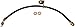 Dorman H621133 Brake Hydraulic Hose Compatible with Select Pontiac/Toyota Models