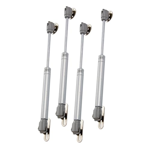 IWOWHERO Hydraulic Cabinet Strut 4pcs Gas Strut for Cabinet Door Support Rod Circular Metal Mounting Plate