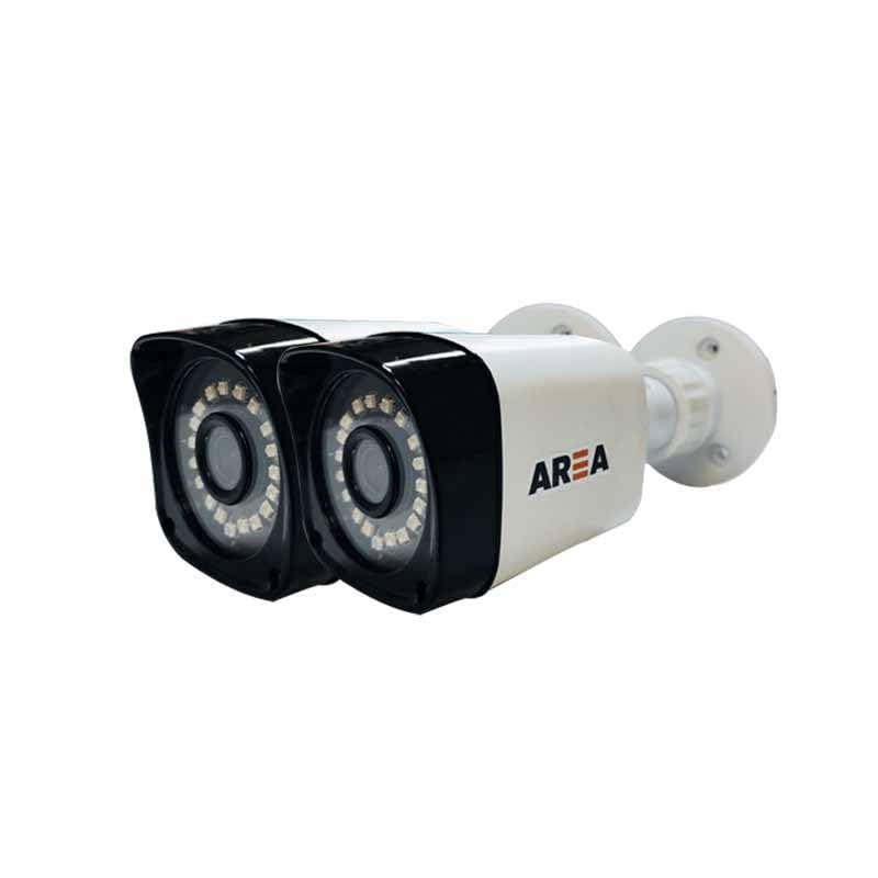 6 Atom LED'li 2 Adet Analog Güvenlik Kamerası, 1000 Tvl