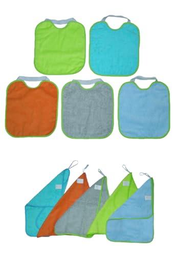 Bavoirs imperméables Rizo pour la crèche : protégez les habits de bébé au repas