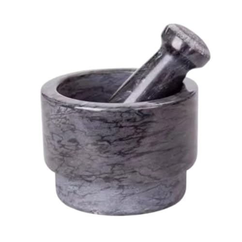 BJfhRH Juego De Mortero Manual Machacador De Ajo Mármol, Mortero Piedra, Prensa Doméstica, Trituradora, Juego Maja Cocina Casera Restaurante