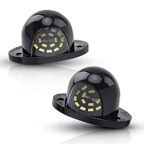 Luz matrícula auto para Dodge Ram ideal para viajes nocturnos y trabajo pesado kit de 2 uds