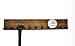 MWCSPORTS Baseball Softball Bat Rack Natural Finish Meant to Hold Up to 10 Full Size Standard Bats Holder Display Trophy Awards Baseball Bat Rack Shelf Holder Wall Mount (Dark Walnut)