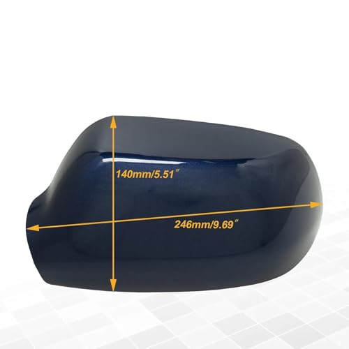 Cache de rétroviseur pour Mazda 3 2003-2009 rigide et résistant aux chocs extérieurs