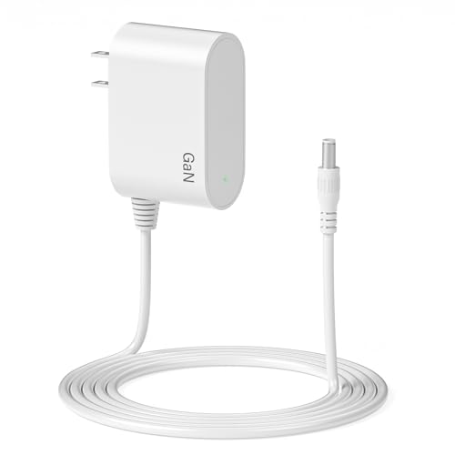 18V GaN Power Cord for Cricut Explore Air 2 Expression 2 Maker Explore Air Explore One Original; Replacement Charger for Cricut Create AC DC Power Supply for Cricut Cake Mini(White)