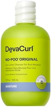 DevaCurl No-Poo Original Non-Lathering Cleanser for Rich Moisture | Non-Stripping | Hydrates Curls | All Curl Types