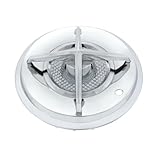 HNSXDM Set (4 15' Crossbar Style Hubcaps (Wheelcovers Chrome Hot Rod C5036 901-3324