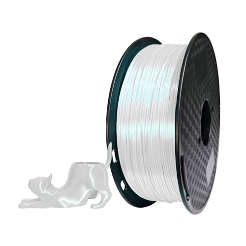 Filament blanc en soie TPU 57D 1.75 mm 1 kg matériau impression 3D FDM
