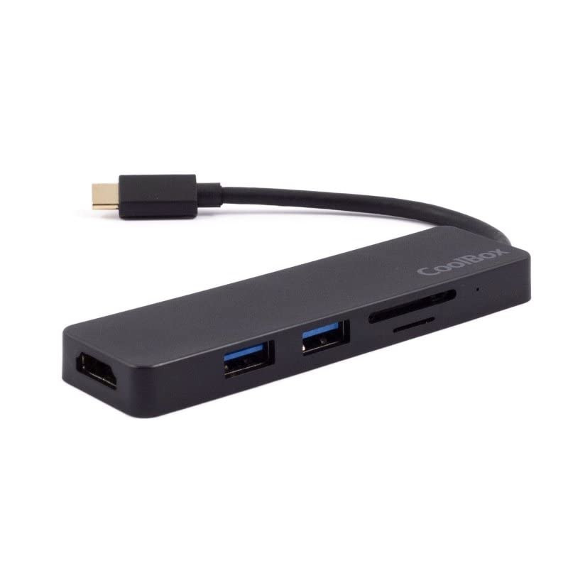 Dock USB-C COOLBOX LITE2, con múltiples Puertos para Carga y Transferencia de Datos, Ideal para conectar Dispositivos y Ampliar funcionalidades.