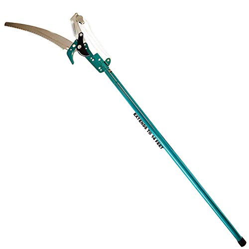 Lavo Home Telescopic Pole Pruner Tree/Shrub Saw & Lopper Long Reach Foot 9ft