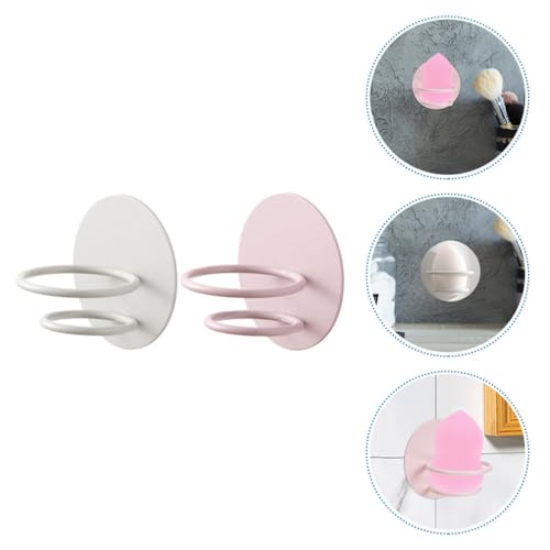 Soporte de esponjas de maquillaje de acero al carbono resistente y duradero 8