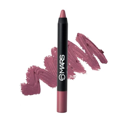 Matte Lip Crayon, Highly Pigmented, Transferproof, Smudge Proof, 12 Hours Stay (SMILE PLEASE-09)