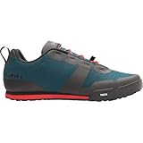 Giro Tracker Fastlace, Zapatillas de Ciclismo de montaa, Harbor Blue Bright Red, 39 EU