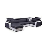 Ecksofa MAXIM| Funktionales und bequemes Ecksofa mit Schlaffunktion und 2 X Bettkasten
