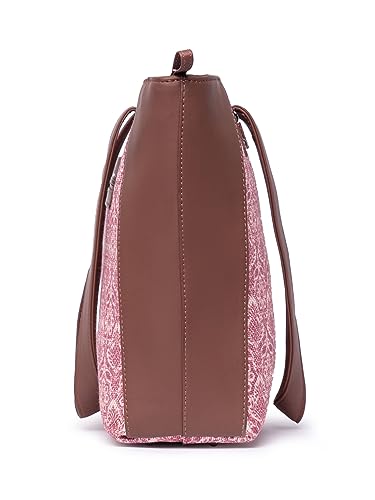 Image of ZOUK Women's Handcrafted Side Tote Bag and Handbag for Office and College